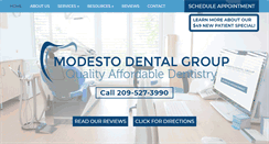Desktop Screenshot of modestodental.com